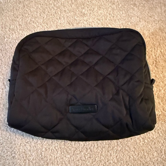 Vera Bradley Black Quilted Cosmetic Bag - Picture 2 of 2